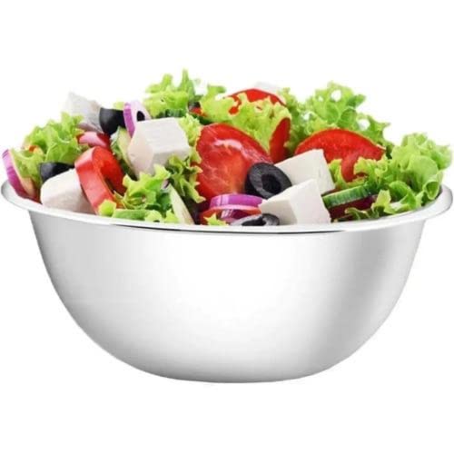 kit bowl tigela aço inox + fue p bate ovo massa bolo panqueca doce sobremesa