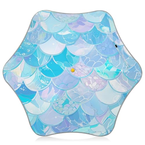 Parapluie enfants pliant résistant avec bandes réfléchissantes pour éviter les dangers