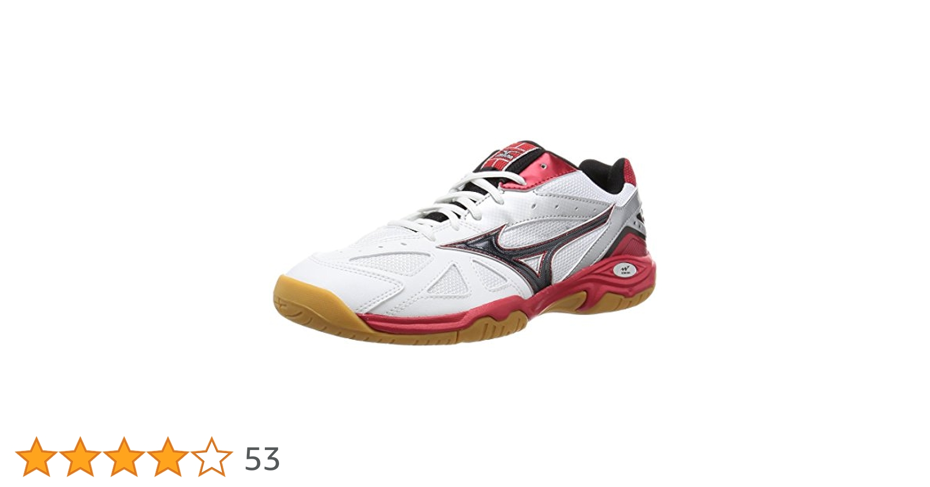 Mizuno バドミントンシューズ ホワイト/レッド Amazon | [ミズノ] バドミントンシューズ ウエーブゲート 4