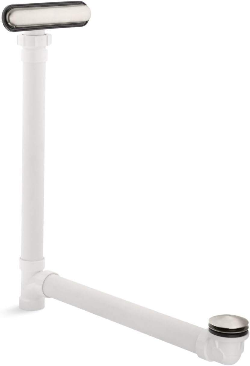 Kohler K-7272-BN Clearflo Slotted Overflow Bath Drain, Vibrant Brushed Nickel, 4.5 pounds