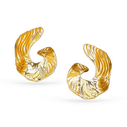 Image of Rubans Earrings Unique Design & Shapes Stylish Trendy Jewellery Gift for Women & Girls