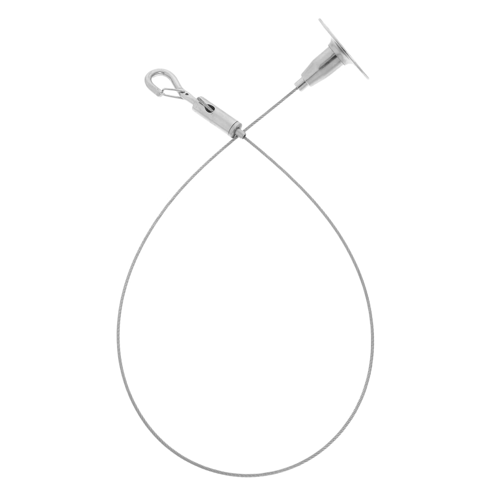 Uonlytech Modern Acrylic Hanging Wire Kit Picture Hanging Cord for Wall Art Mirror Display Stainless Steel Rope 0.5m