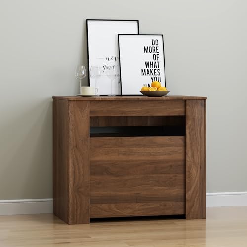 HOMBIX Extendable Dining Table, Transformer Folding Console Table for 2-12 People, Space Saving...