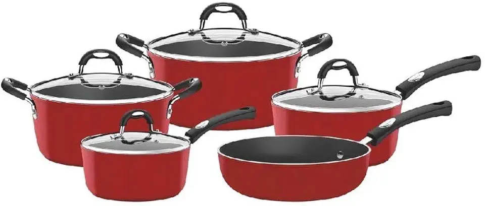 Jogo de Panelas Mônaco Vermelha Tramontina