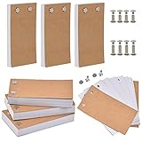 Blank Flip Book Kit, 960 Pages A6 Drawing Paper Kit Hand Flip Picture Book with Ledger Screws Separate Hand-Painted Books Screws Set Painting Tools for Drawing Tracing Animation Sketching Cartoon