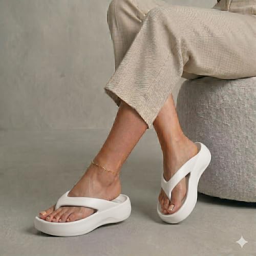 Image of ORTHO JOY Orthopedic Slippers for Women | Soft Cushioned EVA Flip Flops with Arch & Heel Support | Lightweight Anti-Slip Comfort Footwear for Daily Wear, Indoor & Outdoor