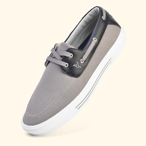 Image of YOHO Sailor Men's Versatile Stylish Breathable Canvas Boat Shoe