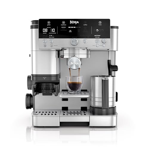Ninja Espresso Machine, Luxe Café Premier Series, Drip Coffee Maker and Rapid Cold Brew, Integrated...