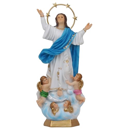 Estatua de resina La Inmaculada Concepción de María 8 pulgadas