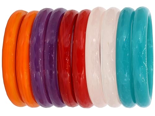 Image of NMII Glass Bangles Set for Women & Girls