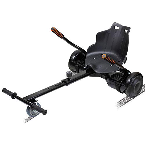 SISGAD Hoverkart Go Kart Hoverkart para Patinete Eléctrico Universal Fijación Ajustable Hoverboard Kart con Asiento Compatible con Balance Board de 6.5, 8.5 y 10 Pulgadas