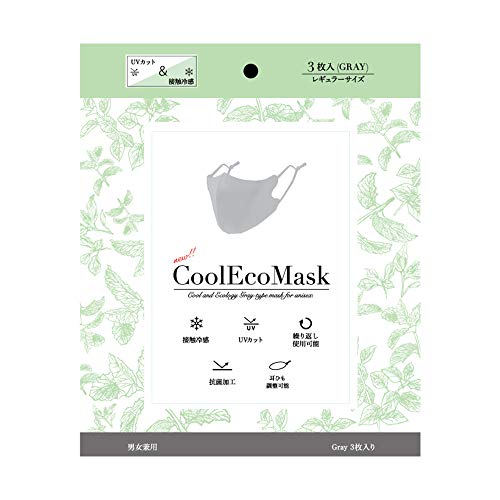 N[}XN ėp ⊴ Ђ Cool Eco MaskiN[GR}XNj M[TCY Rij F O[ ڐG⊴ UVJbg ČJԂgp\ RۉH Ђ߉\