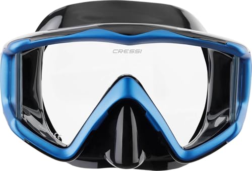 Máscara de Buceo Cressi Liberty Triside para Explorar Arrecifes y Fondos Marinos en Vacaciones