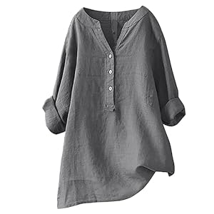 Generisch Musselin Bluse Damen Oversized Langarm