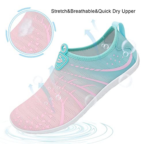 Image of Spesoul Womens and Mens Water Shoes Breathable Quick Dry Soft Barefoot Aqua Socks for Hiking Swim Beach Surf Yoga Sport