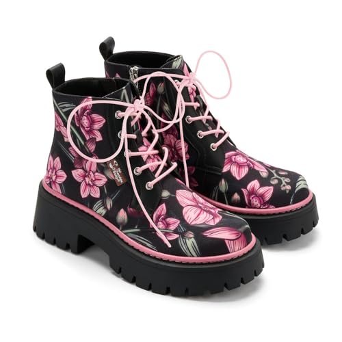 Hot Chocolate Design Women's Chunky Ankle Boots, Orchid