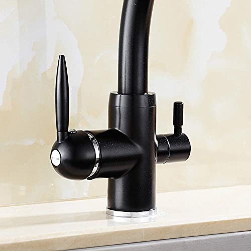 Robinet de cuisine d'eau potable pour évier moderne à bec pivotant - 4