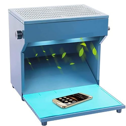 Banco de trabajo sin polvo para reparación de teléfonos, filtración y purificación de sala de operaciones, campana de flujo laminar con luz ajustable, pantalla de separación de laminación OCA