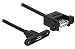 Produktbild Delock Kabel USB 2.0 Micro-B Buchse zum Einbau > USB 2.0 A Buchse zum Einbau 0, 25 m, Schwarz