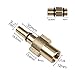 Male Thread Adapter and 1/4" Pressure Washer Foam Cannon Sprayer Copper Connector Snow Foam Lance Soap Dispenser Adaptor Compatible with Bosch AQT Series New Type After Year 2013, Black & Decker
