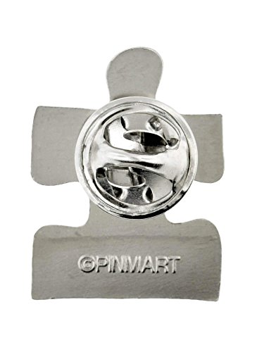 Pinmart Autism Awareness Puzzle Piece  Pin – Nickel Plated Enamel Lapel Pin - Inspiring  Symbols Of Autism Support - Secure Clutch Back For Hats, Scarves And Backpacks #TOP2