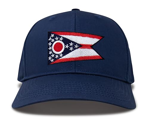 Image of International Tie State Hat for Men and Women, Adjustable Snapback Trucker Baseball Cap with Embroidered Patch