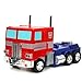 Jada, Radio Control Transformers Optimus Prime Convertible 34 cm, 2 Channel 2.4 GHz RC Truck, Light and Sound, Moves in All Directions, Transforms into Robot, +8 Years (9333521314R00)