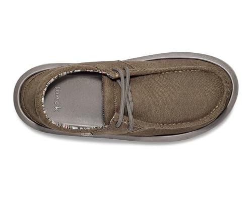 Image of Sanuk Mens Single Fin Loafers for Men | Mens Shoes | Slip On Shoes for Men | Men's Slip-on Loafers | Comfort Foam Footbed