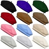 URATOT 12 Pack Beret Hat Mixed Colors French Beret Hats for Women Fashion Berets Hats Winter Beanie...