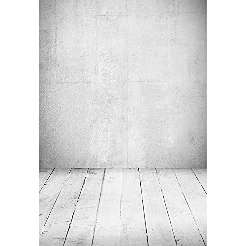 Fondos de fotografía Gradiente Piso de Madera Color sólido Fondos de Retrato de bebé para Estudio fotográfico Accesorios de fotófono A9 7x5ft / 2.1x1.5m