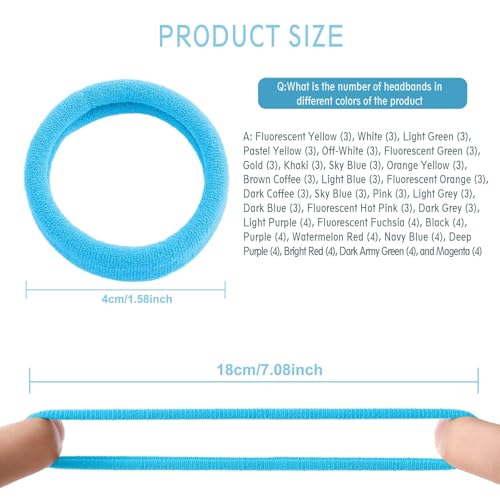 Image of 100PCS Elastics Hair Ties Muticolor Hair Tie