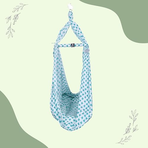 Image of U2CUTE Baby Cradles, Baby JHULA, JHOOLA! New Born Baby Hanging Swing Cradle, HOT Deal Wholesale Price(Sweety)(Light Green)