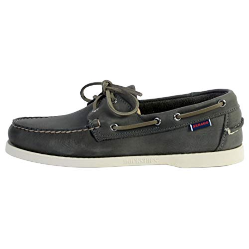 Sebago Herren Docksides Portland Crazy H Bootschuhe, Grau (Dk Grey 917), 44 EU
