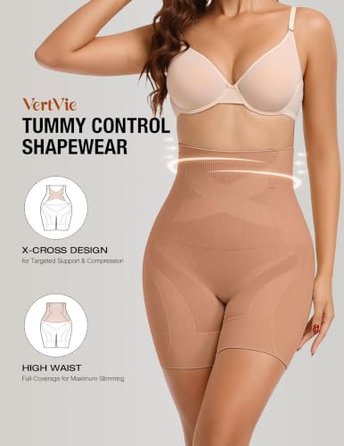 Image of Vertvie Tummy Control Shapewear Shorts High Waisted Butt Lift