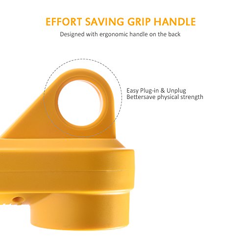 Mictuning 125V 30Amp Heavy Duty Rv Female Replacement Receptacle Plug With Ergonomic Handle #TOP2