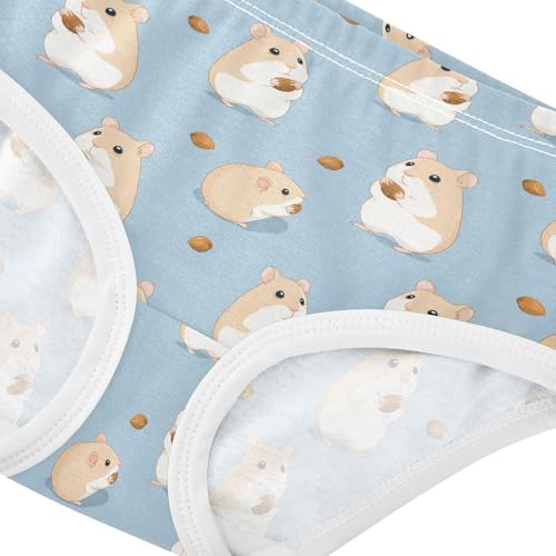 Girls Underwear Soft Cotton Hamster Kids Panties in Sizes 2/3t, 4t, 5t, 6 and 84