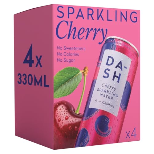 Dash Cherry Sparkling Water 4 x 330ml
