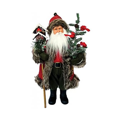 Santa's Workshop 15" Claus and HIS Cardinals Cover