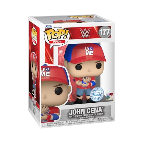 Funko Pop! WWE: John Cena - (Can't See Me) - Exclusiva Amazon - Figura de Vinilo Coleccionable - Idea de Regalo - Mercancia Oficial - Juguetes para Niños y Adultos - Sports Fans