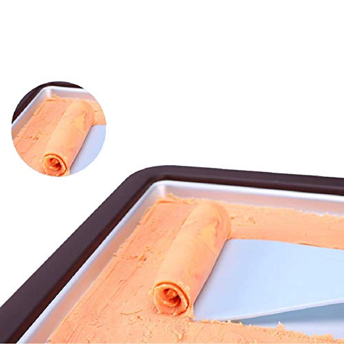 Eisplatte Eis Roll Platte Platte Eiscreme Gerollte Eismaschine Zum Zubereiten Von Ice Cream Rolls 29x24cm – Bild 6