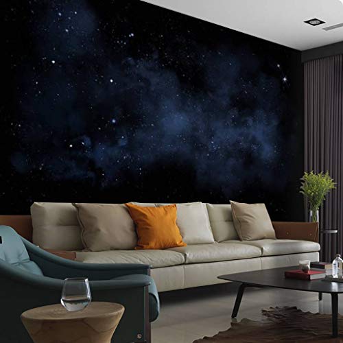 Wall Mural Night Sky With Bright Stars And Blue Nebula Deep Darks And Pictures Peel And Stick Wallpaper Self Adhesive Wallpaper Large Wall Sticker Removable Vinyl Film Roll Shelf Paper Home Decor #TOP1