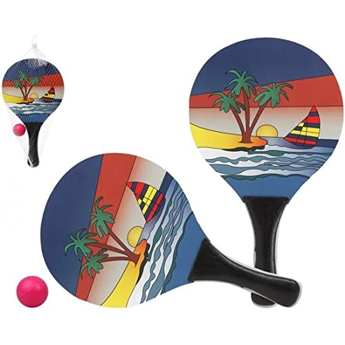 Multimarca 79430 Red Palas De Playa 33X19X0.5 Cm, Rojo