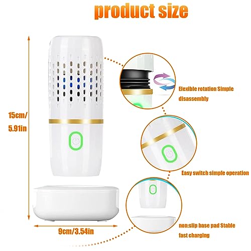 Fruit Cleaner Portable Fruit Washer 4400mah Waterproof Fruit and Veg Cleaner Wireless Fruit Washing Machine Datechable Food Purifier for Washing Fruits Vegetables Rice Meat Veggie Wash Fruit and Veg - Image 2