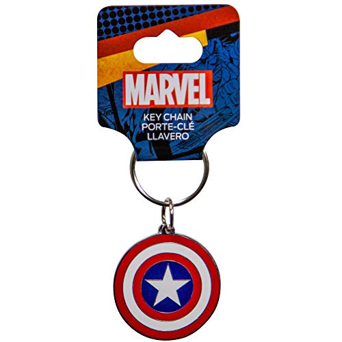 Plasticolor 004339R01 Marvel Captain America Metal Keychain #TOP1