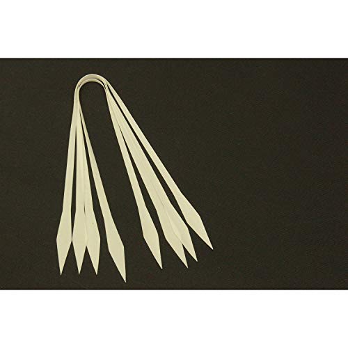 Tigofly 20 pcs Fishing Silicone Skirts Streamer DIY SpinnerBait Buzzbait Squid Rubber Jig Baits Fishing Lures Accessories (White)