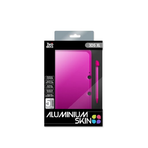 Twodots TDGT0003P funda para consola portátil Nintendo Rosa Aluminio - Fundas para consolas portátiles (Funda, Nintendo, Rosa, Aluminio, 3DS XL)
