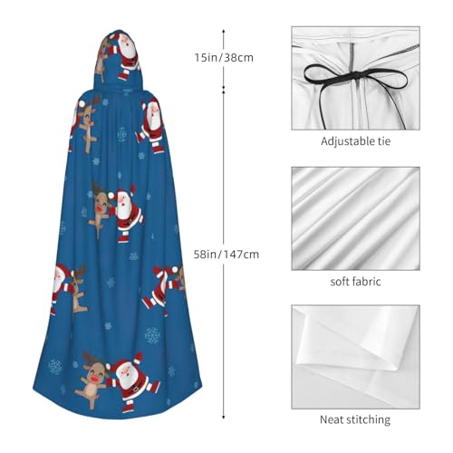 Robe à capuche médiévale pour vos marchés de Noël animés - 4