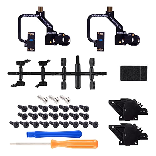eXtremeRate Micro Switch–Clicky Hair Trigger Kit für ps5 Controller Schultertasten, Ergonomische Trigger Tasten Bumper Knöpfe Mausklick Kit für ps5 Controller BDM-010 & BDM-020-Leicht-Drück Version - Image 4
