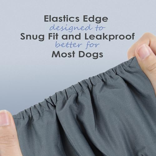 Image of wegreeco Washable Male Dog Belly Band (Stylish Pattern)- Pack of 3 - Washable Male Dog Belly Wrap, Dog Diapers Male (Large)