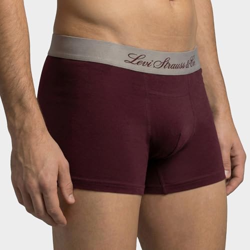 Image of Levi's Cotton Elite Trunk | Premium Men's Trunk Underwear | 4-Way Stretch | Outer Elastic Waistband | H-Pocket | Style 072 | Pack of 1